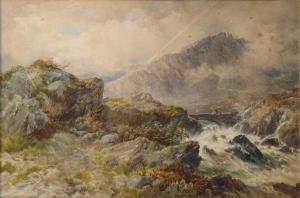 WHITTAKER James William 1828-1876,Welsh mountain landscape,Gilding's GB 2023-09-05