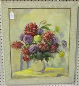 WHITTAKER Janet,Still Life of Flowers in a Vase,1966,Tooveys Auction GB 2018-04-18