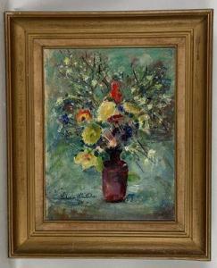 WHITTEKER Lilian 1895-1978,Vase de fleurs,1959,Hotel des ventes Giraudeau FR 2022-02-09