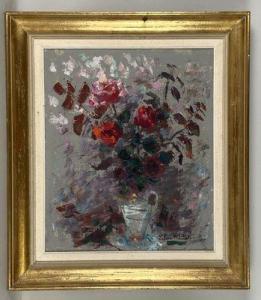 WHITTEKER Lilian 1895-1978,Vase de fleurs,Hotel des ventes Giraudeau FR 2022-02-09