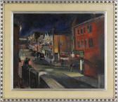 WHITTEN LINDBORG ALICE 1912-1999,street scene,1938,Pook & Pook US 2011-12-09