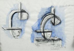 Whittington Dee,British Study for Sculpture,1981,Rowley Fine Art Auctioneers GB 2017-05-30