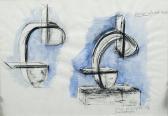 Whittington Dee,Study for Sculpture,1981,Rowley Fine Art Auctioneers GB 2017-09-05