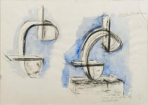 Whittington Dee,Study for Sculpture,1981,Rowley Fine Art Auctioneers GB 2018-09-11