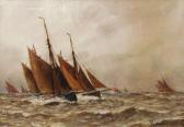 WHITTINGTON W C 1904-1914,Sailing boats in high seas,Dee, Atkinson & Harrison GB 2007-02-16