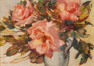 WHITTLE Florence,still life of roses in a jug,Fieldings Auctioneers Limited GB 2010-05-08