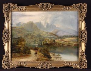WHITTLE Harry Armstrong 1800-1800,Landscape depicting mountains in distance,Wilkinson's Auctioneers 2022-10-08