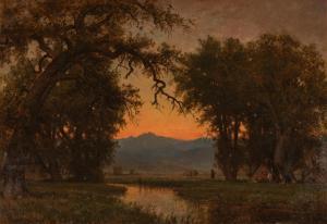 WHITTREDGE Thomas Worthington 1820-1910,Indian Encampment Under Trees,1870,Sotheby's GB 2024-01-19