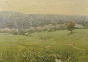 WHITWORTH Charles H 1873-1913,A Hazy Spring Morning,1910,John Nicholson GB 2018-03-28