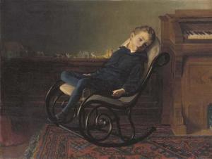WHITWORTH WHALL Christopher 1849-1924,The Daydreamer,1876,Christie's GB 2002-04-23