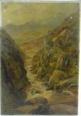 WHYMPER C 1800-1800,Highland mountain landscape,Burstow and Hewett GB 2014-03-26
