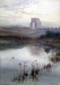 WHYMPER Charles 1853-1941,Coots in marshland with ruins of Luxor beyond,Gorringes GB 2017-03-21