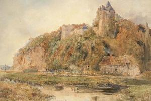 WHYMPER Frederick 1838-1901,Château de Tancarville, Normandy,1860,Bonhams GB 2006-10-09