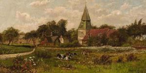 WHYTE holdich w 1862-1940,Cattle grazing on Bexley Heath,1879,Christie's GB 2000-08-31