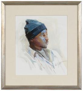 WHYTE mary 1953,Untitled portrait,Brunk Auctions US 2018-11-17