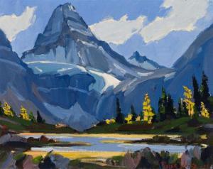 WHYTE Peter 1905-1966,Mountain Peak in the Rockies,1939,Heffel CA 2019-10-31