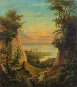 WIBERG Axel Leopold 1867-1890,Tahitian Idyll,1885,Clars Auction Gallery US 2019-07-13