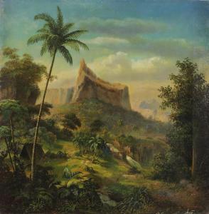 WIBERG Axel Leopold 1867-1890,Tahitian Splendor,1885,Clars Auction Gallery US 2019-07-13