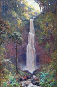 WICHERS Hendrik Arend Ludolf 1893-1968,Waterfall in a tropical forest,Venduehuis NL 2016-11-16