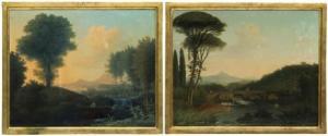 WICKMAN Carl Johan 1747-1795,Pastorala landskap med figurer,1792,Uppsala Auction SE 2013-01-29