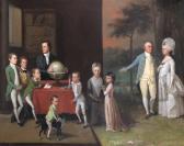 WICKSTEAD Philip,A portrait of the family,1790,Woolley & Wallis GB 2009-06-17