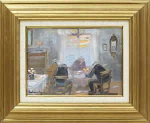WICKSTROM Ake 1927,Interiör,Uppsala Auction SE 2016-01-19