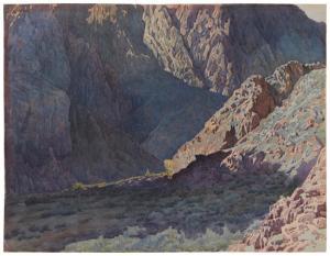 WIDFORSS Gunnar M 1879-1934,Bright Angel Trail - Grand Canyon: Inner Ca,1930,John Moran Auctioneers 2023-11-14