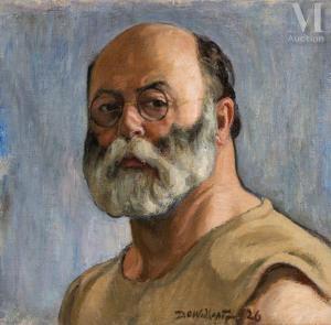 WIDHOPFF David Osipovich 1867-1933,Autoportrait,1926,Millon & Associés FR 2023-05-31