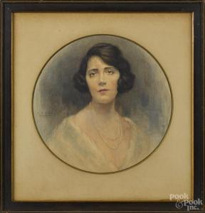 WIDLICKA A,Portrait of a woman,1921,Pook & Pook US 2015-06-17