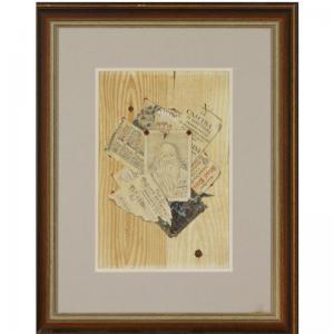 WIDMER Joseph 1800,TROMPE L'OEIL OF AN ARRANGEMENT OF FRAGMENTARY ITE,Sotheby's GB 2007-12-17