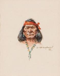 WIEGHORST Olaf 1899-1988,Head Study,Scottsdale Art Auction US 2011-04-02