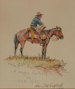 WIEGHORST Olaf 1899-1988,Mounted Cowboy,Altermann Gallery US 2017-04-06