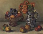 WIEGMAN Matthieu 1886-1971,A still life with fruits in a bowl and orange flow,Christie's 2002-05-28