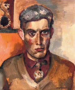 WIEGMAN Matthieu 1886-1971,Portrait of the painter Albert Loots,Christie's GB 2007-03-06