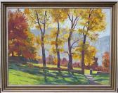 WIELAND Hans Beat 1867-1945,Autumn in Schwyz,1928,Hood Bill & Sons US 2018-06-19