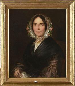 WIERTZ Antoine 1806-1865,Portrait présumé de Madame Godfroid Dasnoy,1845,VanDerKindere BE 2022-01-18