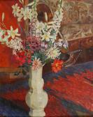 WIETHASE Edgard 1881-1965,Vase de fleurs sur une table,Brussels Art Auction BE 2014-10-28
