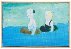 WIGERT Hans 1932-2015,Badsemester,2002,Uppsala Auction SE 2023-03-14