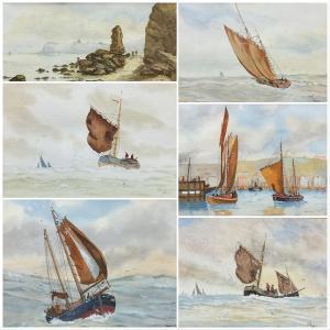 WIGG Ken 1913-2014,Sailing Boats in Open Seas and Near Whitby,David Duggleby Limited GB 2022-07-02