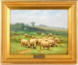WIGGINS John Carleton 1848-1932,Sheep in Landscape,Nye & Company US 2024-01-24