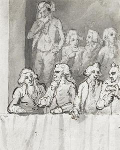 WIGSTEAD Henry 1745-1800,Gentlemen in a box at the opera,Bonhams GB 2009-10-27