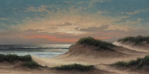 WIJNGAARD Herman J. 1922-2012,Coastal scenery at sundown,Bruun Rasmussen DK 2022-03-07