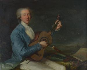 WILBAUT Jacques 1729-1816,Le Joueur de Mandoline,1791,Bellmans Fine Art Auctioneers GB 2020-11-24