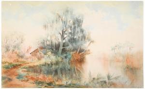 WILCOX James Ralph 1866-1915,Artist Studio on the Tomoka,Burchard US 2022-07-16