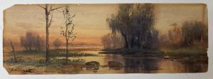 WILCOX James Ralph 1866-1915,Florida Marsh at Sunset,Burchard US 2021-11-14