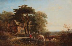 WILCOX James 1778-1865,The Farmstead,John Moran Auctioneers US 2022-04-12