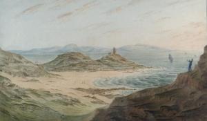 WILCOX James,The Mumbles Light and Bracelet Bay, South Wales,1837,Rogers Jones & Co 2021-07-24
