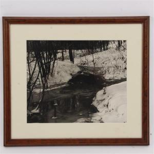 WILCOX Robert Allen 1903-1977,study for winter landscape,Ripley Auctions US 2017-08-19