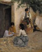 WILD Frank Percy 1861-1950,Children in a Mediterranean doorway,Christie's GB 2001-03-08