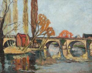 WILDER Andre 1871-1965,The Bridge of Poissy,1923,Hindman US 2024-02-21